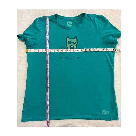 Life Is Good Women's Crusher Tee Dog and Daisy Tshirt Large - Picture 6 of 7